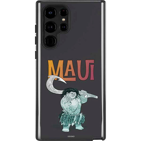 Disney Princess Moana Maui Galaxy S25 Ultra Impact Case